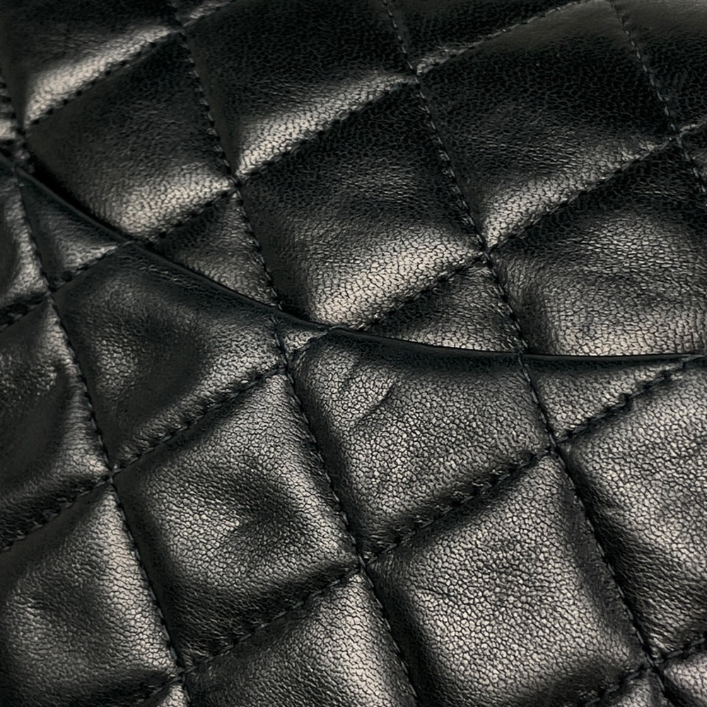 Chanel Matelassé Double Flap Chain Shoulder Bag, Coco Mark, Leather, A01112, ... - Picture 4 of 9